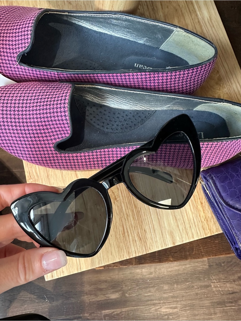 Source Unknown Black Cat-Eye Sunglasses
